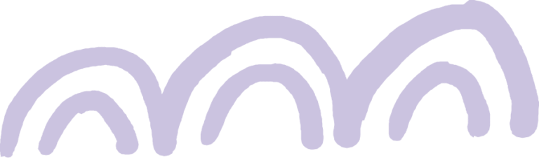 Icône arc-en-ciel pervenche- symbole d’harmonie, de transformation joyeuse et de reconnexion intérieure