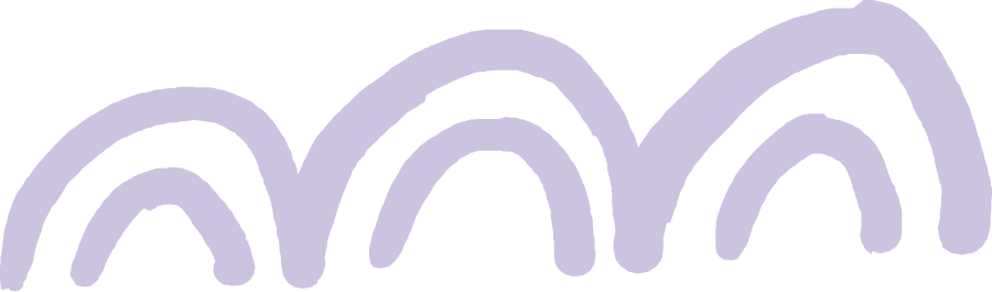 Icône arc-en-ciel pervenche- symbole d’harmonie, de transformation joyeuse et de reconnexion intérieure
