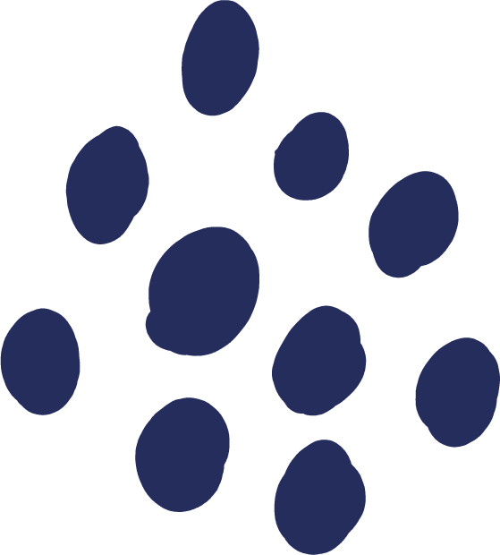 Icône point décoratif - symbole de présence et d’ancrage intérieur